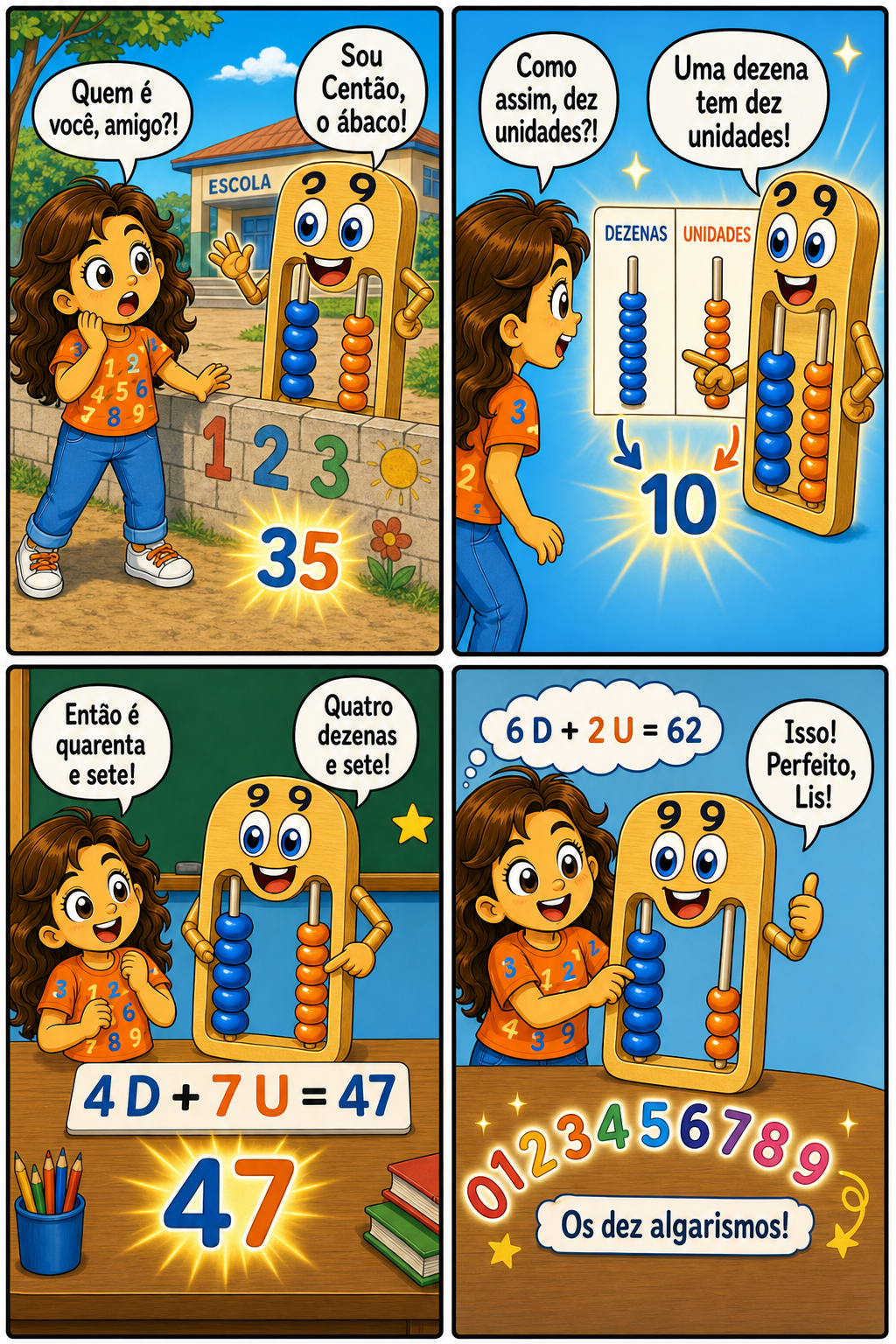 HQ Números até 99 e Comparar Quantidades — Página 1