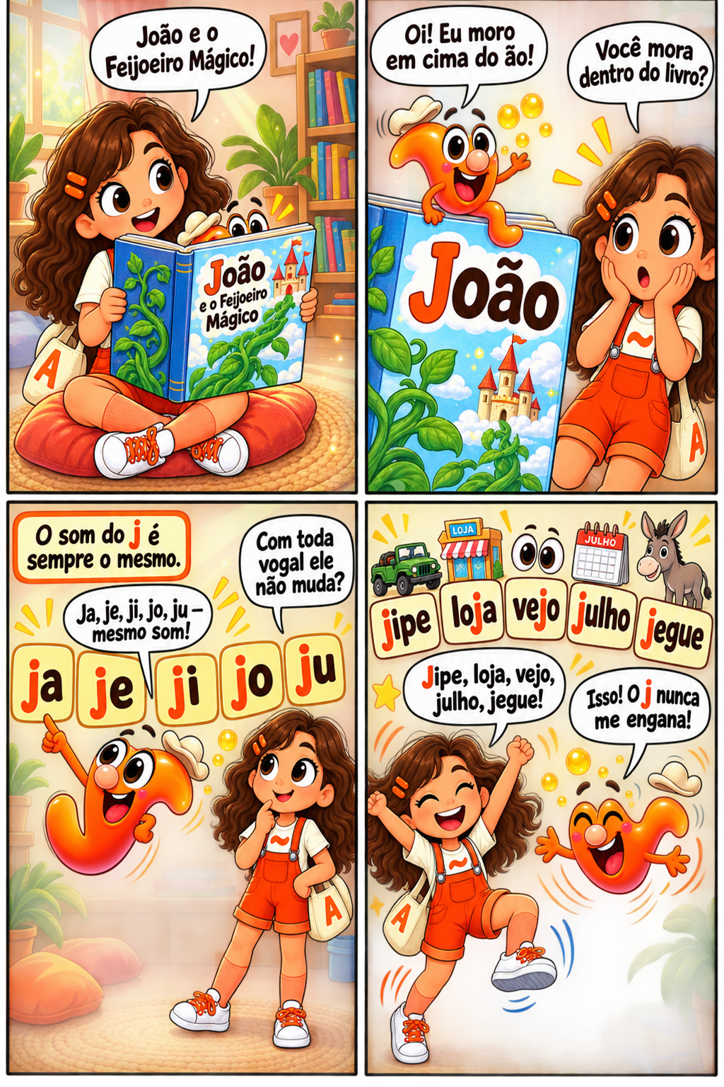 HQ Sons e Letras: j, g, til e s — Página 1